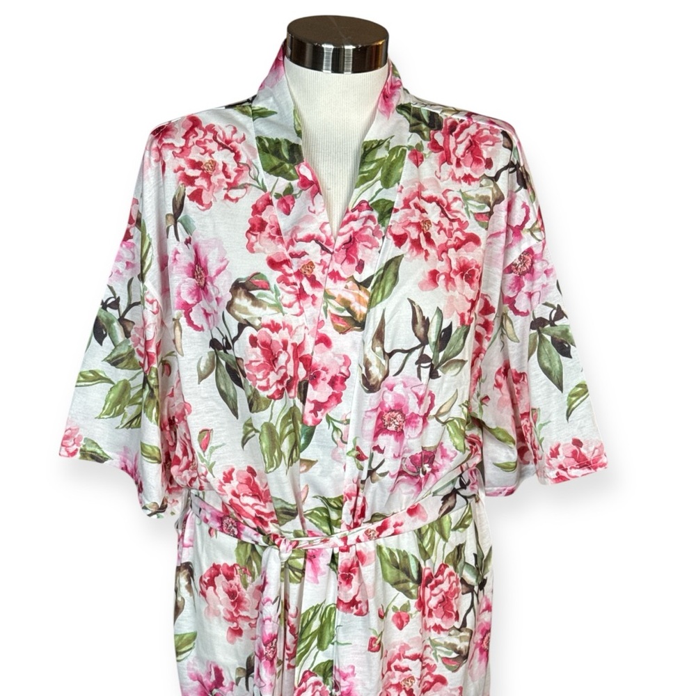 SHOW ME YOUR MUMU BRIE GARDEN OF BLOOMS FLORAL FLOWY DUSTER KIMONO STYLE ROBE - Picture 5 of 13